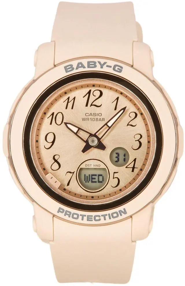 Main image of Casio Baby-G Rose Gold Dial Sports Quartz 100M Women's Watch BGA-290SA-4A
