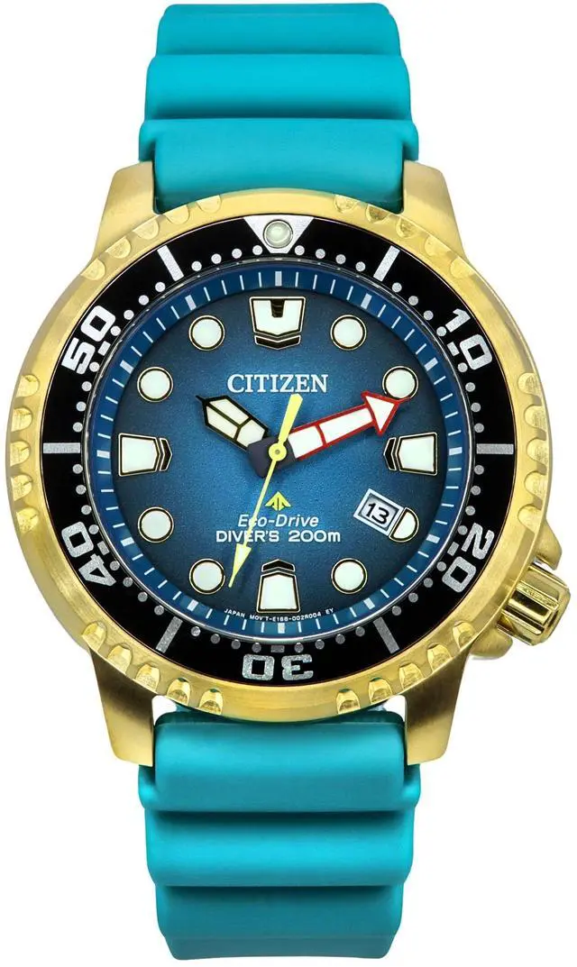 Main image of Citizen Promaster Turquoise Dial Eco-Drive 200m Men's Watch BN0162-02X