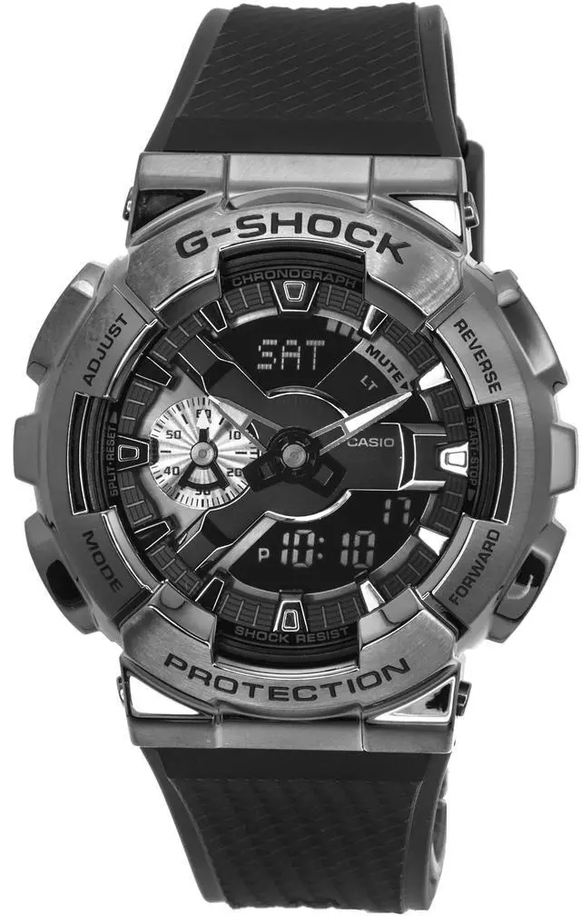 Alt view image 2 of 6 - CASIO G-SHOCK ANALOG-DIGITAL 110 SERIES GM-110BB-1A