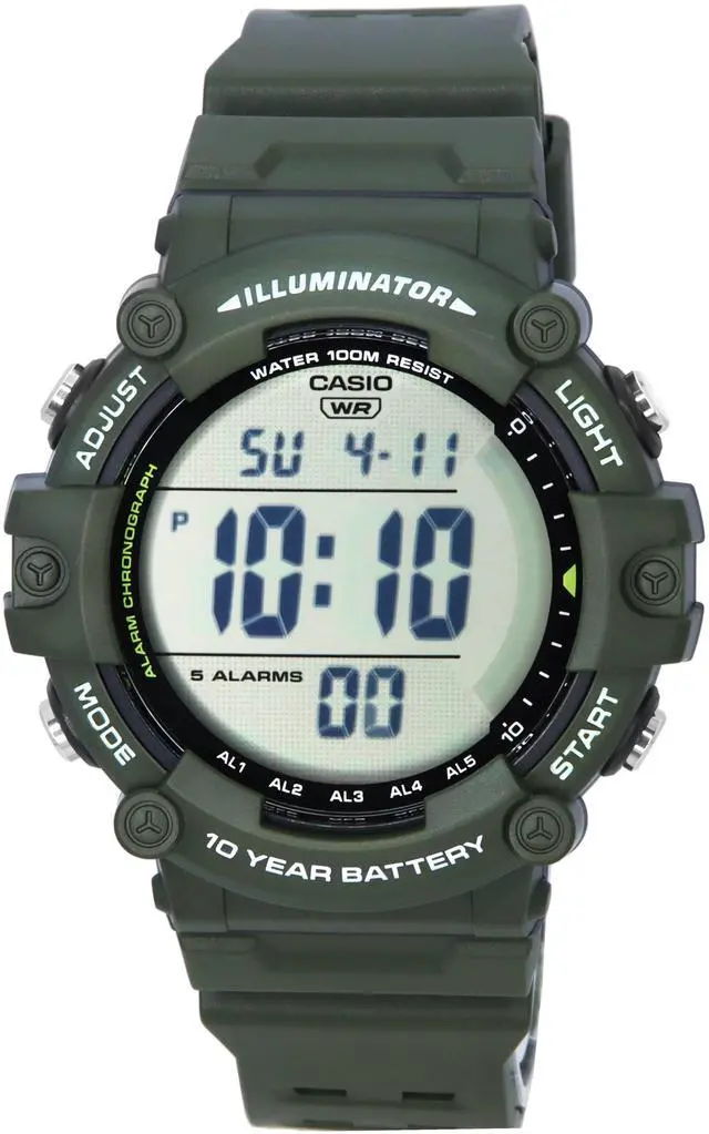 Main image of Casio Standard Digital Quartz AE-1500WHX-3A AE1500WHX-3 100M Men's Watch