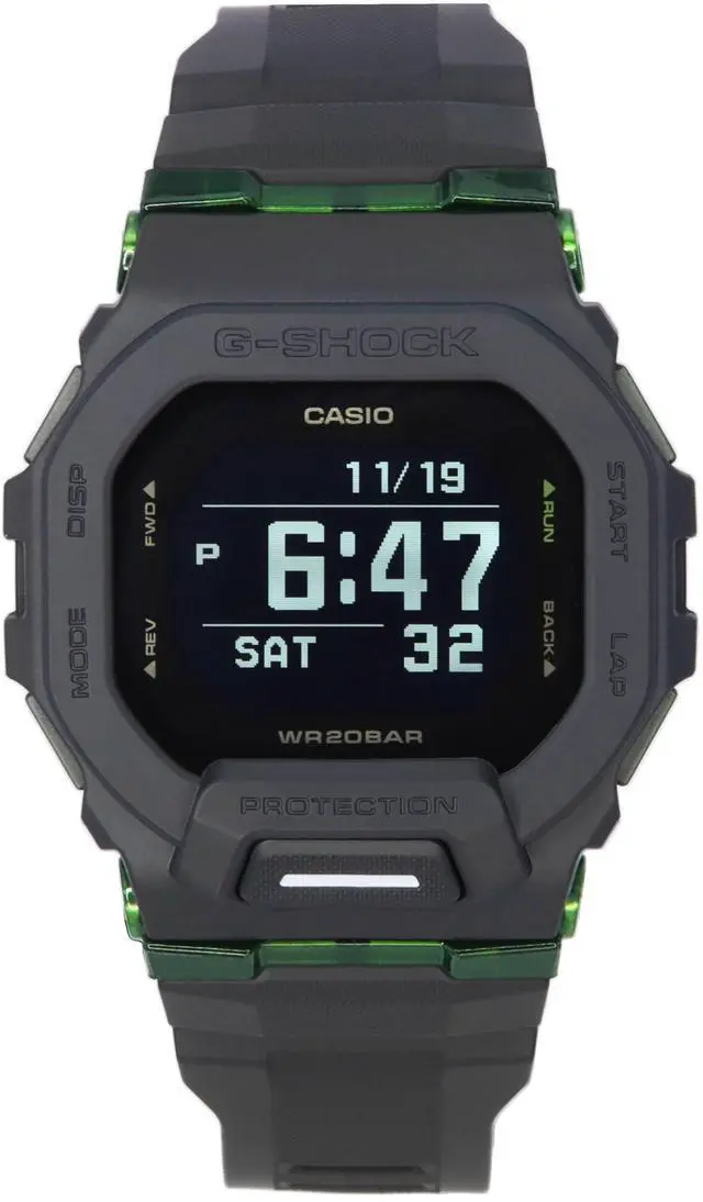 Alt view image 5 of 5 - Casio GBD-200UU-1 Men's G-Shock G-Squad Digital Dial Watch, Resin Band - Black