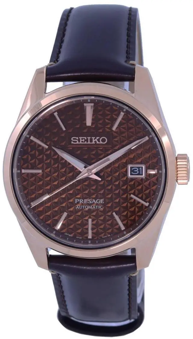Main image of Seiko Presage Sharp Edge Brown Dial Automatic SPB170J1 100M Men's Watch