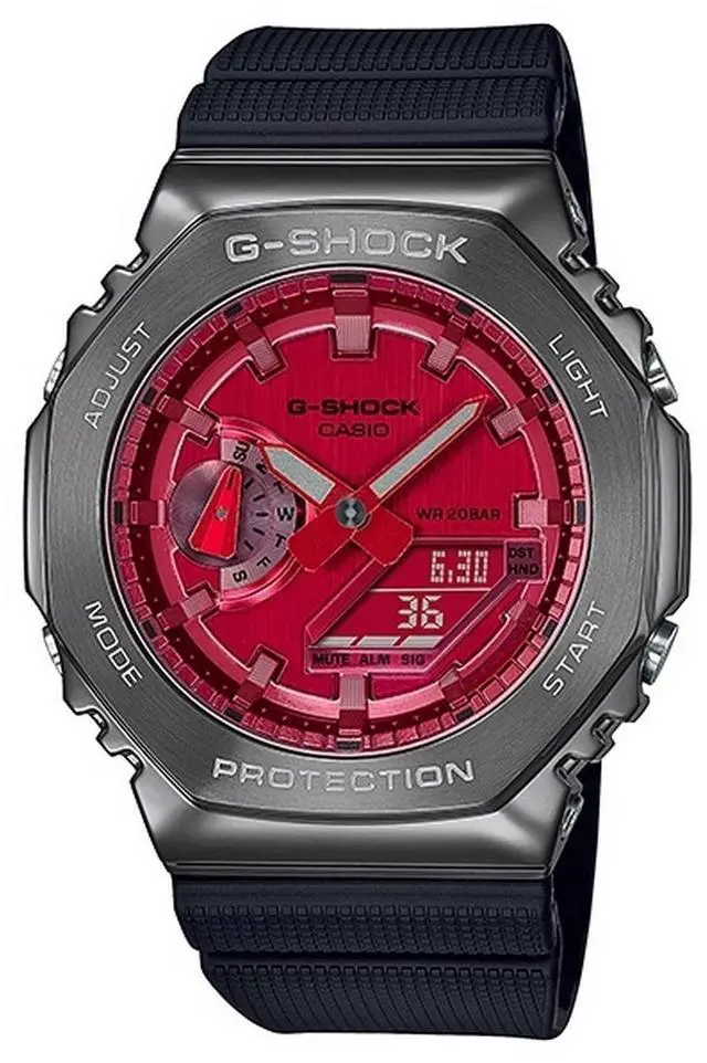 Main image of Casio G-Shock Analog Digital Metal Covered GM-2100B-4A 200M Men's Watch