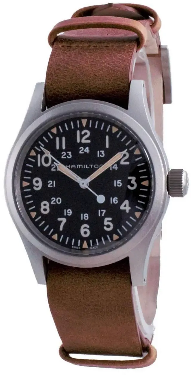 Main image of Hamilton Khaki Field Black Dial Mechanical H69439531 Men's Watch
