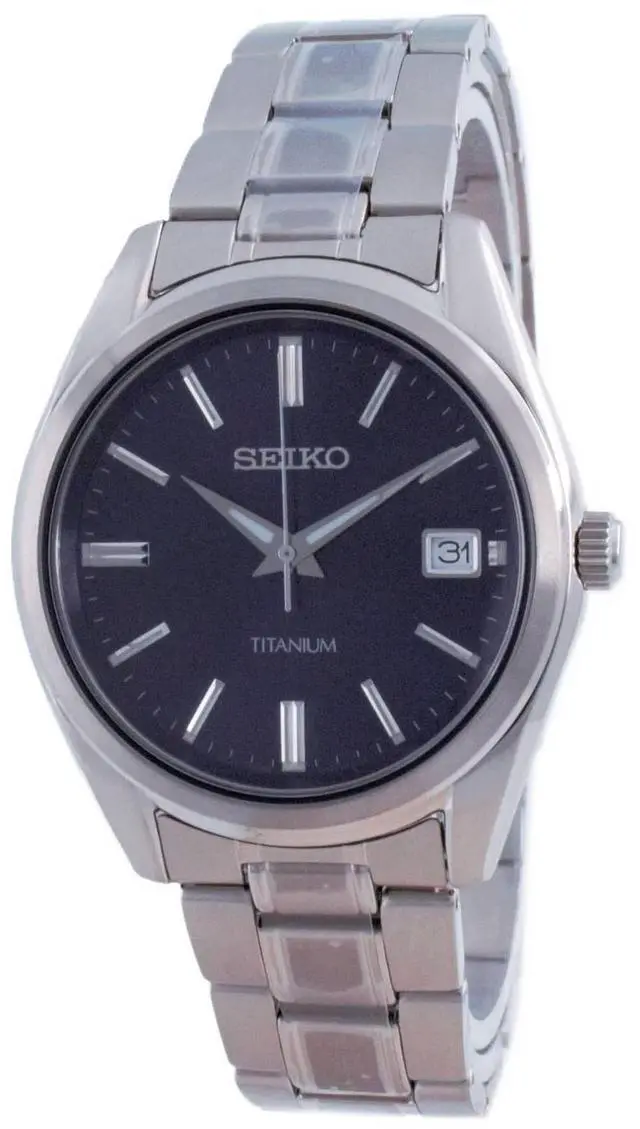Main image of Seiko Discover More Titanium Quartz SUR373 SUR373P1 SUR373P 100M Men's Watch