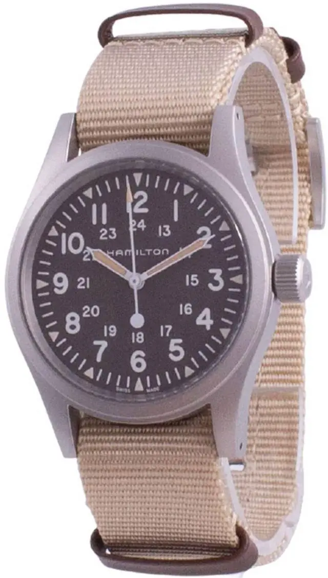 Main image of Hamilton Khaki Field Brown Dial Mechanical H69439901 Men's Watch