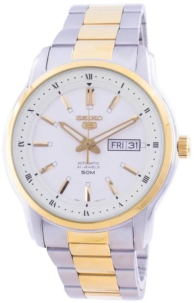 Main image of Seiko 5 Automatic White Dial SNKP14 SNKP14K1 SNKP14K Men's Watch