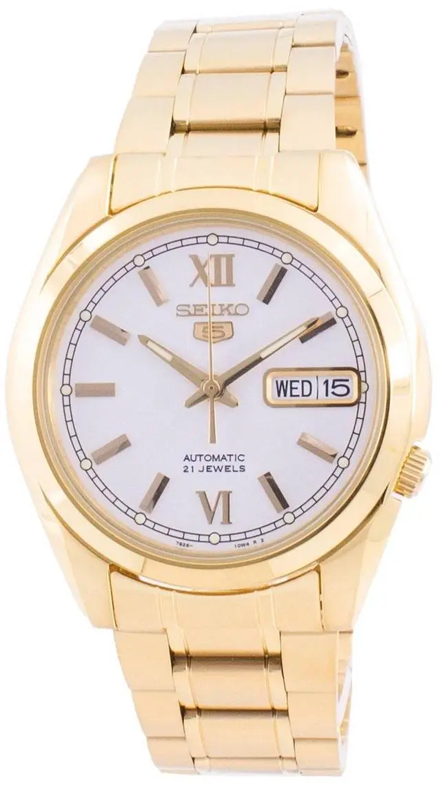 Alt view image 4 of 4 - Seiko 5 Gold Watch SNKL58K1