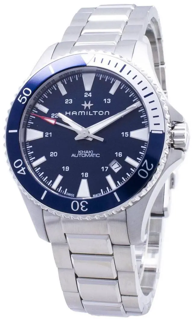 Alt view image 6 of 9 - Hamilton H82345141 Khaki Navy Scuba Auto Men's Watch 40mm Stainless Steel
