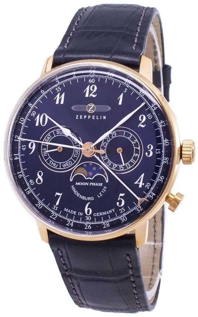 Main image of Zeppelin Series LZ 129 Hindenburg Germany Made 7038-3 70383 Men's Watch