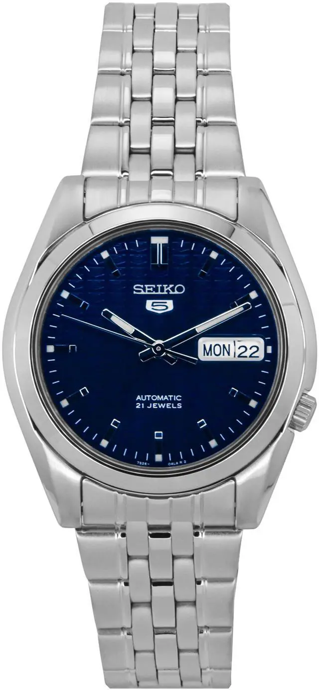 Alt view image 5 of 11 - Seiko 5 Silver Watch SNK357K1