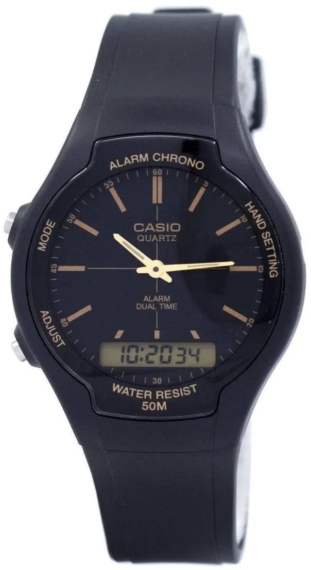 Alt view image 2 of 7 - Casio Alarm Chrono Dual Time Quartz AW-90H-9EVDF AW90H-9EVDF Men's Watch