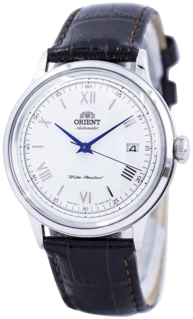 Alt view image 8 of 13 - Orient Men's 40mm Genuine Leather Band Steel Case Automatic Watch FAC00009W0