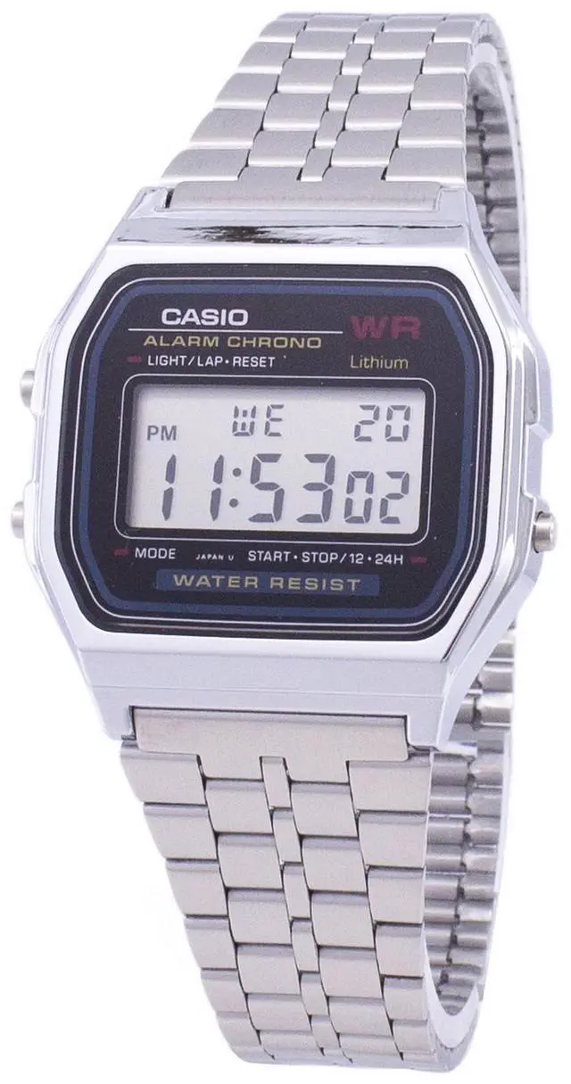 Alt view image 7 of 10 - Casio A159W-N1Df Classic Digital Bracelet Watch