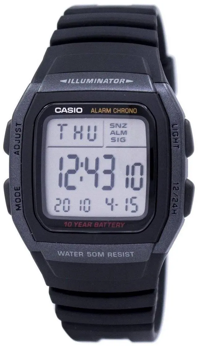 Main image of Casio Youth Digital Illuminator W-96H-1BVDF W96H-1BVDF Men's Watch