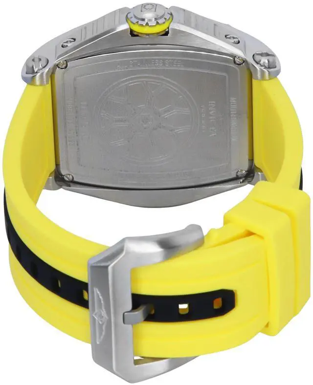 Alt view image 4 of 4 - Invicta Racing Silicone Strap Black Dial Quartz 47383 100M Men's Watch