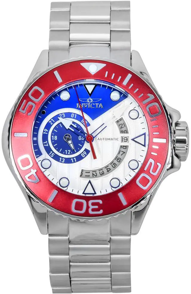 Main image of Invicta Grand Diver Blue And Silver Dial Automatic 300M Men's Watch 47545