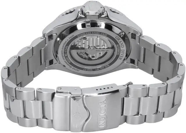 Alt view image 4 of 4 - Invicta Grand Diver Blue And Silver Dial Automatic 300M Men's Watch 47545