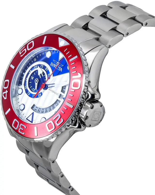 Alt view image 3 of 4 - Invicta Grand Diver Blue And Silver Dial Automatic 300M Men's Watch 47545