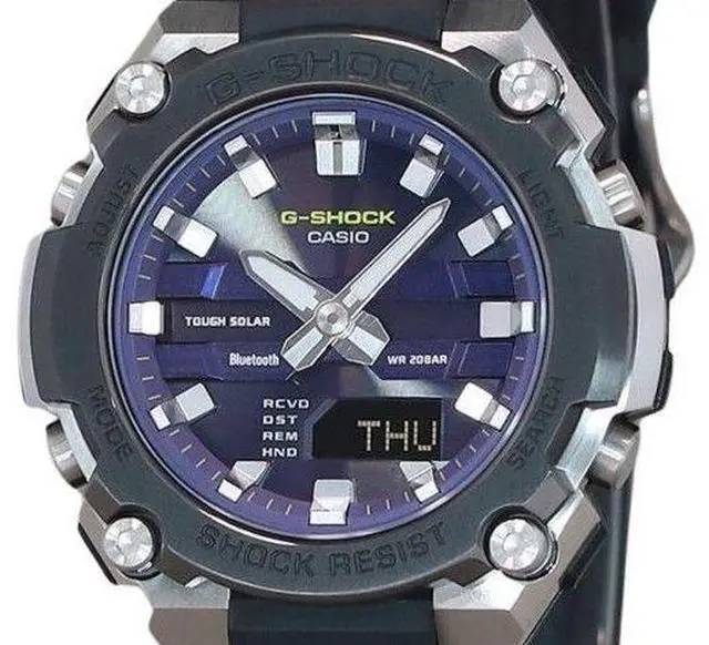 Alt view image 2 of 3 - Casio G-SHOCK G-STEEL Bluetooth Solar Alarm Timer GST-B600A-1A6 200M Mens Watch