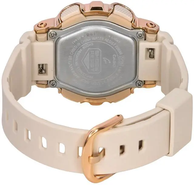 Alt view image 5 of 5 - Casio G-SHOCK Alarm Rose Gold Tone Quartz GM-S110PG-4A 200M Womens Ladies Watch