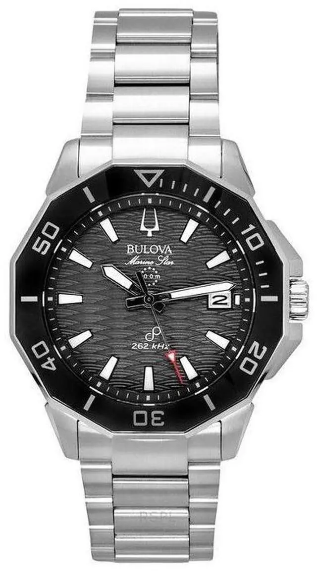 Main image of Bulova Marine Star Precisionist Quartz Stainless Steel 96B434 200M Mens Watch