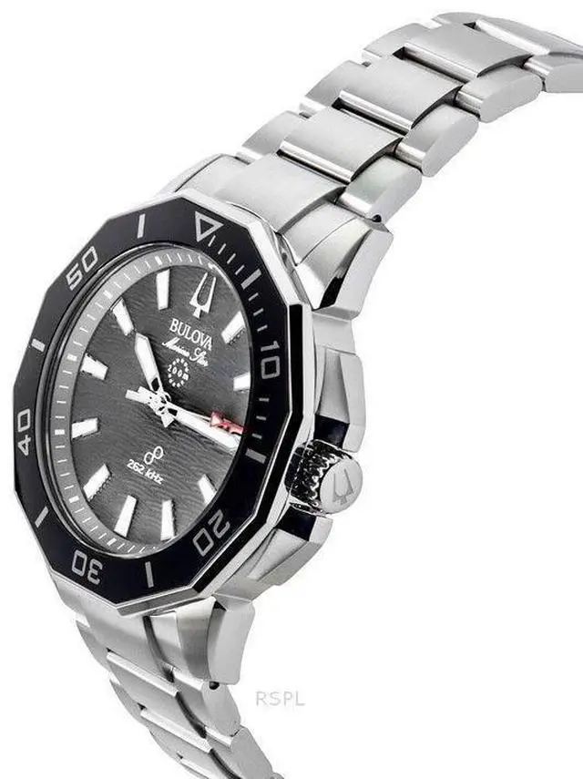 Alt view image 3 of 4 - Bulova Marine Star Precisionist Quartz Stainless Steel 96B434 200M Mens Watch