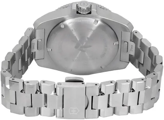 Alt view image 3 of 3 - Victorinox Journey 1884 Swiss Made Blue Dial Quartz Diver 241978 200M Mens Watch