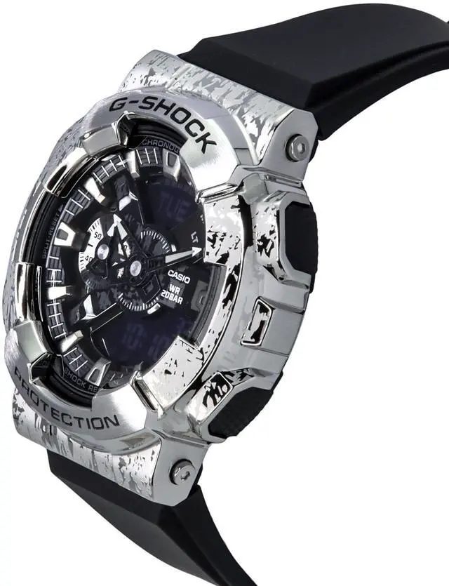 Alt view image 4 of 5 - Casio G-SHOCK G-STEEL Analog-Digital Alarm Backlight GM-110GC-1A 200M Mens Watch