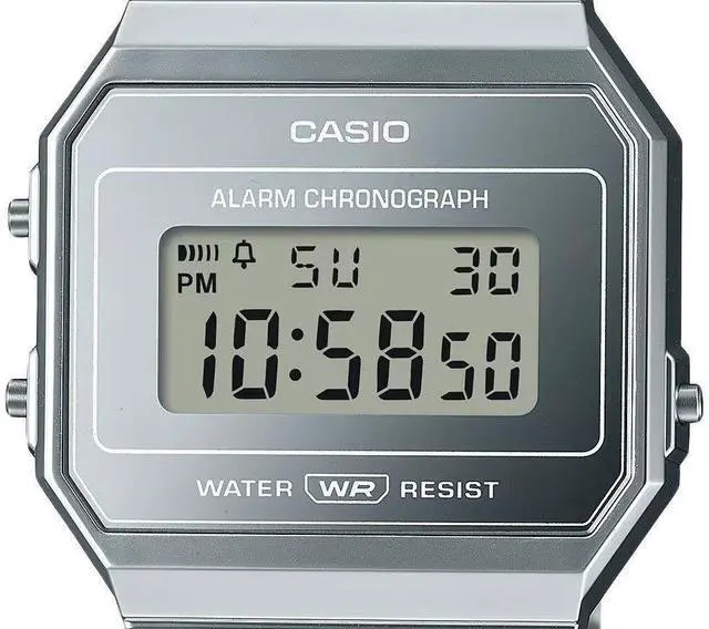 Alt view image 2 of 3 - Casio Vintage Digital Alarm Chronograph Stainless Steel A700WEV-7A Unisex Watch