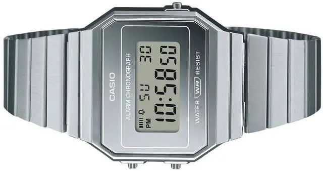 Alt view image 3 of 3 - Casio Vintage Digital Alarm Chronograph Stainless Steel A700WEV-7A Unisex Watch