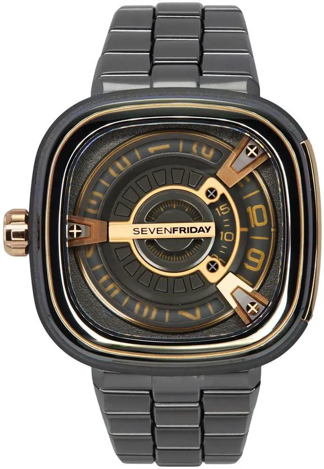 Main image of Sevenfriday M-Series Stainless Steel Black Dial Automatic M2/02M 30M Mens Watch