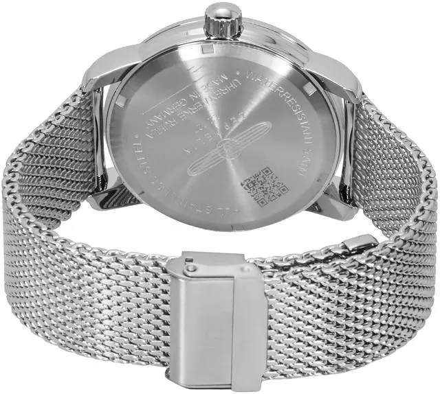 Alt view image 3 of 3 - Zeppelin LZ127 Graf GMT Stainless Steel Beige Dial Quartz 7642M5 50M Mens Watch