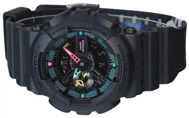 Alt view image 3 of 3 - Casio G-SHOCK Multi Fluorescent Accent Series Quartz GA-110MF-1A 200M Mens Watch