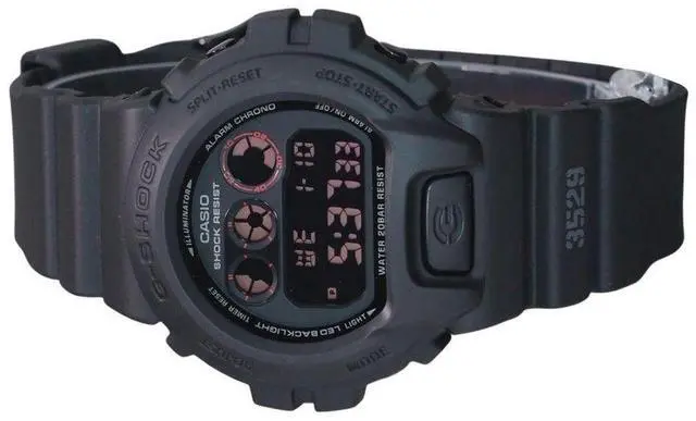 Alt view image 3 of 3 - Casio G-SHOCK Digital Alarm Flash Alert Backlight DW-6900UMS-1 200M Mens Watch