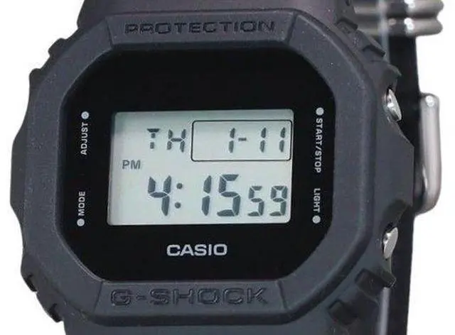 Alt view image 6 of 7 - Casio G-Shock DW-5600BCE-1 Men's Classic Digital Display Fashion Watch, Black