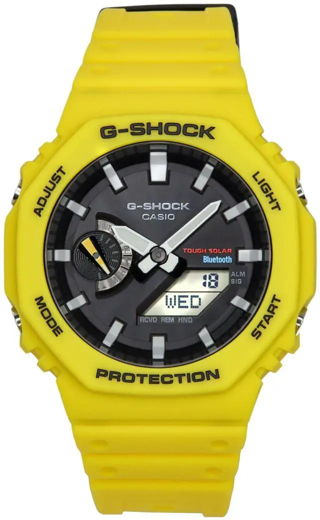 Alt view image 5 of 7 - Casio G-Shock Black Dial Sports Solar 200M Men's Watch GA-B2100C-9A
