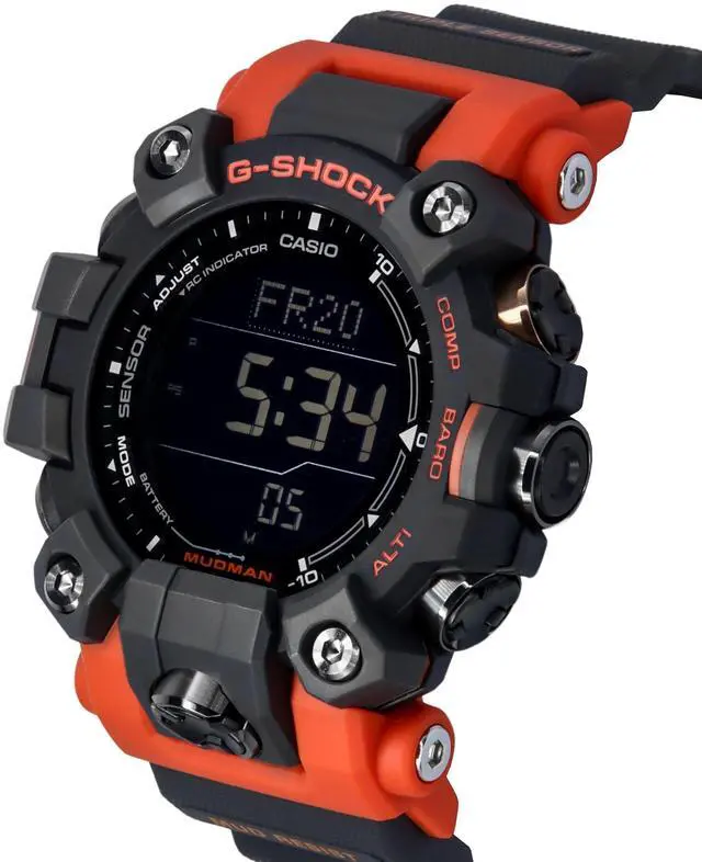 Alt view image 7 of 8 - Casio G-SHOCK Series MASTER OF G - LAND MUDMAN Solar Quartz Watch GW-9500-1A4