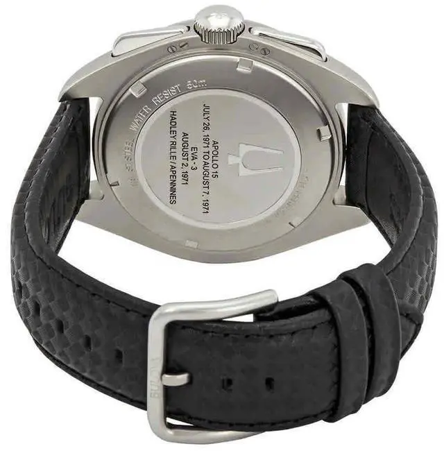 Alt view image 12 of 12 - Men's Bulova Special Edition Moon Chronograph Watch 96B251