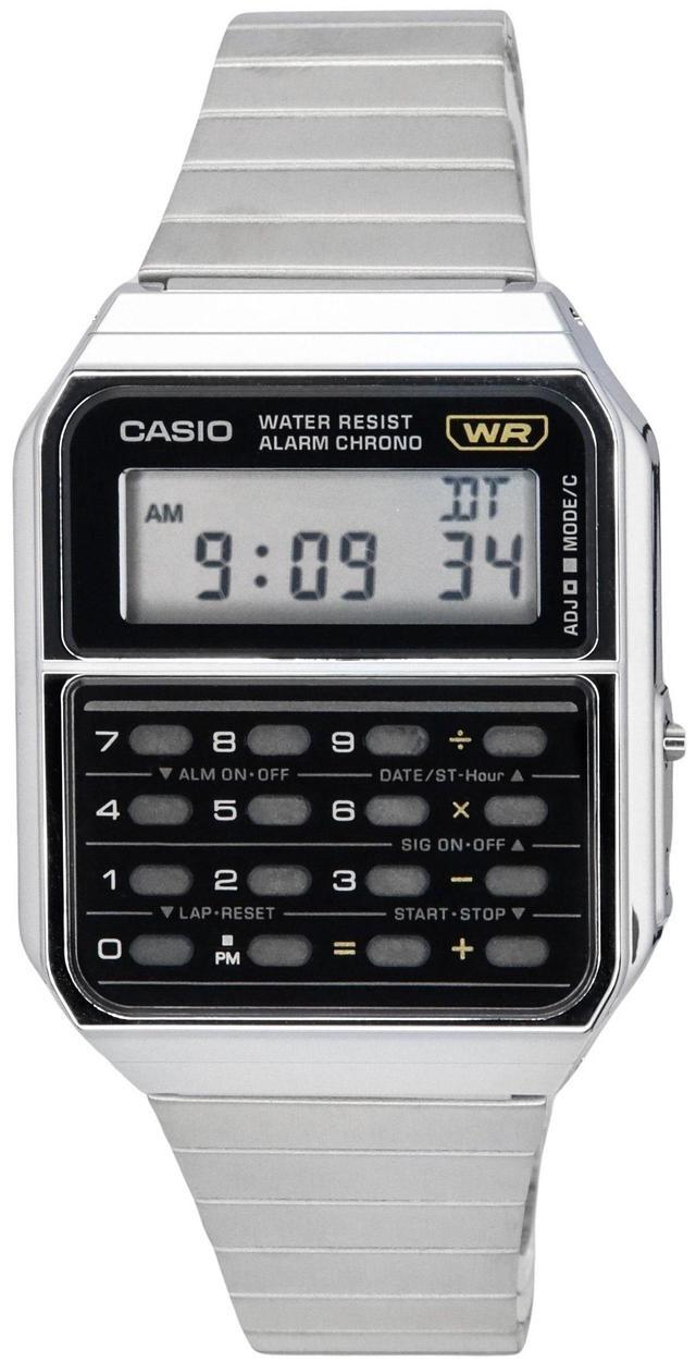 Main image of Casio Vintage Digital Calculator Alarm Chrono Stopwatch CA500WE1A 50M Mens Watch