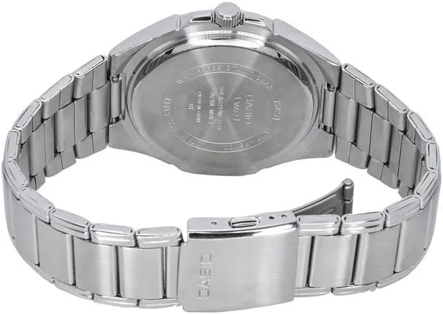 Alt view image 4 of 4 - Casio Analog Stainless Steel Blue Dial Solar Mov't MTP-RS100D-2A 50M Mens Watch