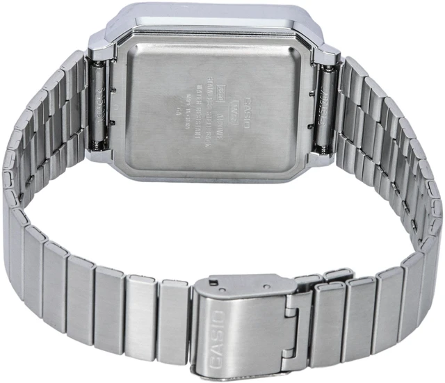 Alt view image 4 of 4 - Casio Vintage Digital Illuminator Alarm Light Calendar A120WE-1A Unisex Watch