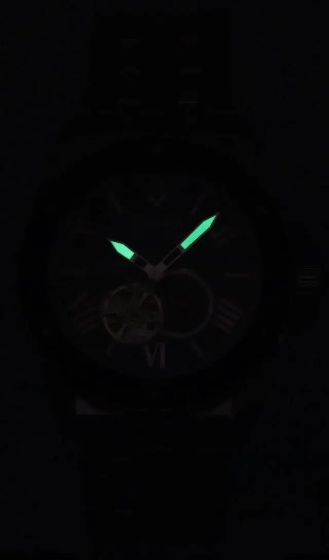 Alt view image 2 of 4 - Bulova Marine Star Open Heart Blue Dial Automatic 21 Jewels 98A302 Mens Watch