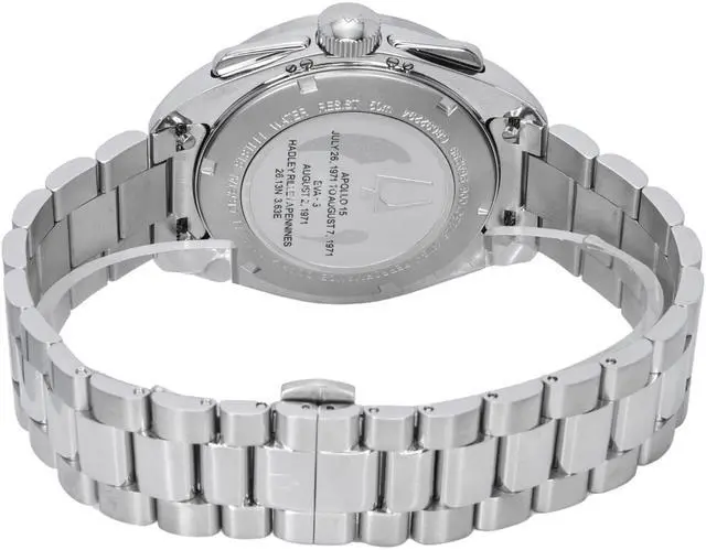 Alt view image 4 of 5 - Bulova Lunar Pilot Archive Special Edition Chronograph Tachymeter 50M Mens Watch