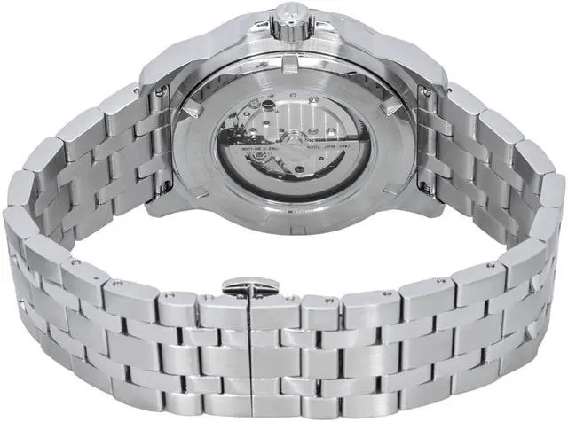 Alt view image 4 of 4 - Bulova Marine Star Open Heart Blue Dial Automatic 21 Jewels 98A302 Mens Watch