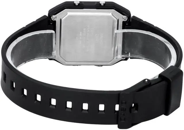 Alt view image 4 of 4 - Casio POP Retro Vintage Digital Black Resin Strap Quartz LF-20W-1A Unisex Watch