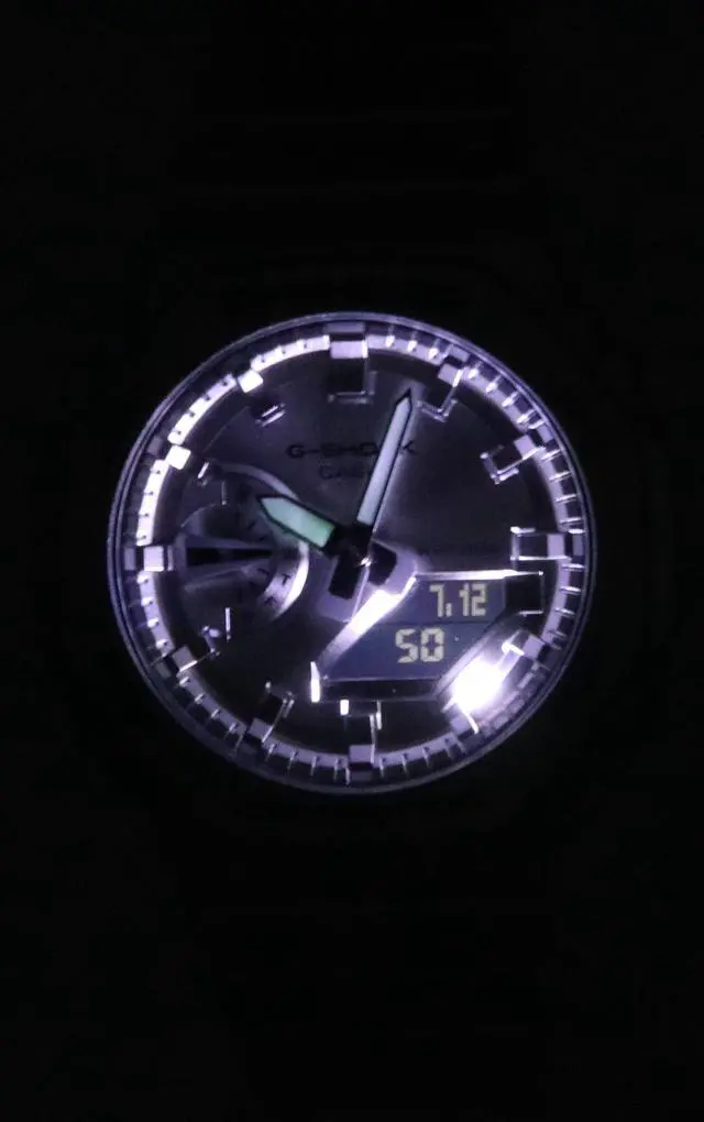 Alt view image 3 of 5 - Casio G-SHOCK Retrofuture Series Metallic Silver Alarm GA-2100FF-8A Mens Watch