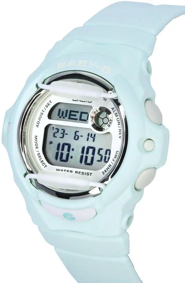Alt view image 3 of 4 - Casio Baby-G Digital Pastel Green Resin Strap Quartz BG-169U-3 200M Ladies Watch