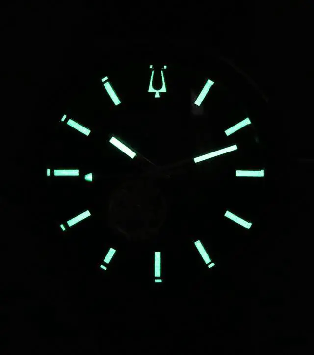 Alt view image 2 of 7 - Bulova Marine Star Diamond Accents Black Dial Date Quartz 98D176 100M Mens Watch