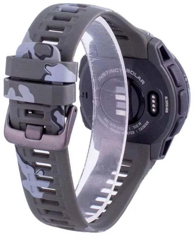 Alt view image 5 of 6 - Garmin Instinct Solar Camo Silicone Band 010-02293-06 Multisport Watch